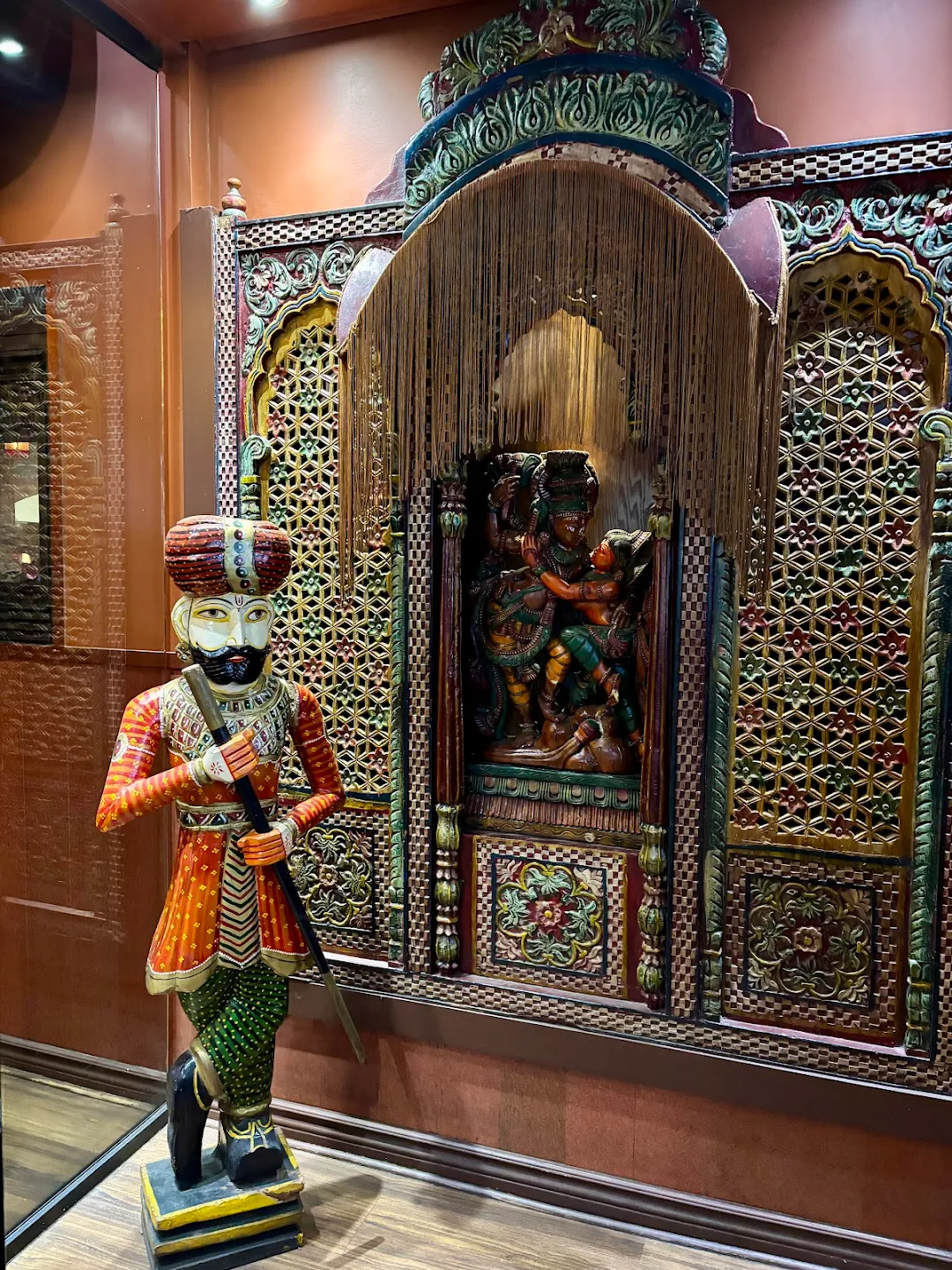 Traditional Indian interior at New Asian Village West Edmonton